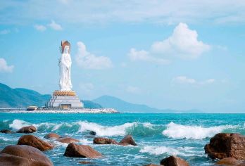 三亚南山文化旅游区一日游南山纯玩抱佛脚/天涯海角可选大小洞天【全域接送，三亚湾，大东海，亚龙湾，均可接送，】