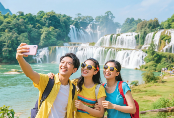 纯玩不进店 含午餐+往返高速直达 可选明仕田园竹筏【边关画卷：走进边境山水画廊，体验中越民族风情，领略跨国瀑布壮美】