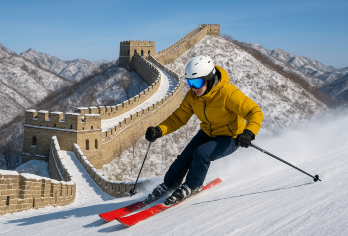 北京八达岭长城+八达岭滑雪场一日游【[引爆冬日]长城脚下畅快戏雪】