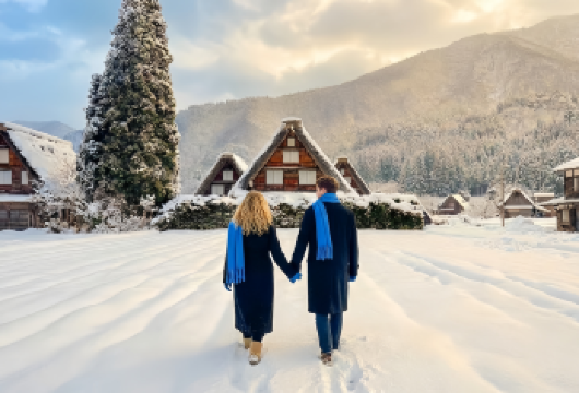 日本名古屋白川乡合掌村&飞驒高山一日游丨冬日秘境之旅【漫步高山古街，红叶点缀江户风情，时光缓缓流淌】