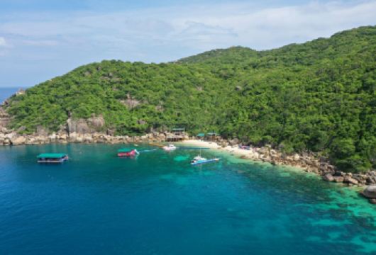 三亚百福岛轻奢小团浮潜/深潜海钓滑梯魔毯海上跑车赠送水下拍摄【百福岛也叫百福湾，也是国家软珊瑚保护基地，水质清澈，水下生物丰富，浮潜效果超棒！】