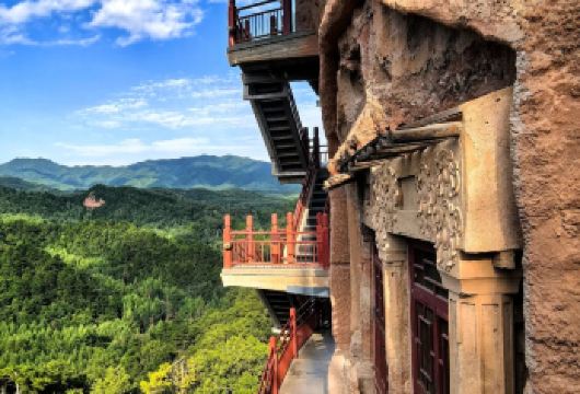 麦积山石窟+仙人崖/导游登窟耳麦讲解/上门接送【全程真出玩，当地司导带你玩转天水】