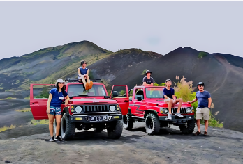 巴杜尔火山+德格拉朗梯田【参观数百年前就存在的黑熔岩区火山氛围】