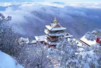 【2-8人纯玩小团】洛阳老君山一日游览雪景|赏灯影|直达索道【[上门接送]主城区上门接送，直达景区索道口】