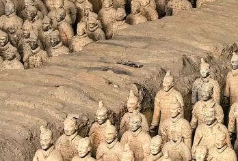 【8人小团】西安兵马俑+丽山园一日游可选千古情/驼铃传奇【[私享级小团]只做精致小团，严格控制人数，24小时管家式在线客服，西安市三环以内上门接送。】