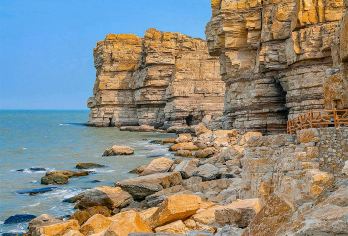 蓬莱出发长岛九丈崖+月牙湾+仙境源一日游【[含进出岛船票][含岛内景点点对点用车][景点自由][时间自由]】