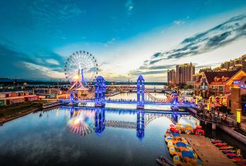 威海市畅游亲子/银发/情侣【特色鸡鸣岛+沐浴场+度假景区等】【中文司机】