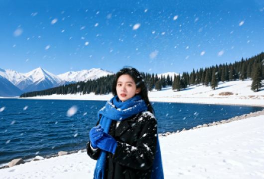 伊犁赛里木湖一日【含门票/市区接送+自驾环湖+赠航拍】【[行程描述]最多六人，赛湖进到出大概5小时，伊宁市市区，飞机场 ，火车站接送】