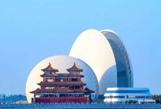 私家团/港珠澳大桥游+海底隧道+登东人工岛+渔女日月贝一日游【港珠澳大桥，穿越海底隧道，近距离观赏新世界七大奇迹】