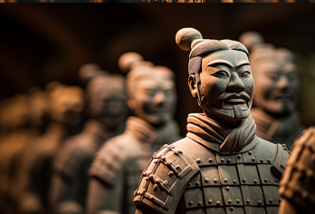 陕西秦始皇帝陵(兵马俑)+华清宫+千古情一日游【16人团】【成人套餐包含[兵马俑门票+华清宫门票+千古情门票+车费+餐费+导服+无线耳麦]】