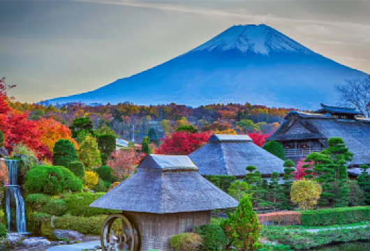 东京富士山,忍野八海,御殿场奥莱或自费温泉一日游，可选小团接【远眺雪顶云海，多角度定格定格明信片级景致】