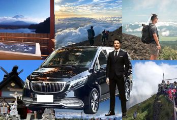 日本富士mountain五合目登山顶+山中小屋+专业向导陪同【本八合目「胸突江戸屋」指定 & 配备日本专业登山向导+中文登山领队服务】