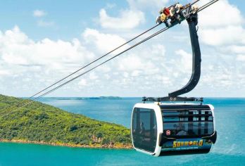 鸿汤姆缆车之旅及三岛探险之旅【甘吉岛 五月发情岛 鸿岛和缆车】