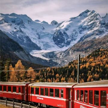 意大利伯尔尼纳观景列车＋圣莫里兹湖【米兰往返一日游】