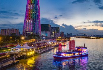 广州珠江夜游一日游【特惠游船~海心沙西区码头|广州游】【珠水夜韵~使您尽情领略南国风土人情，广州城市新派名片】
