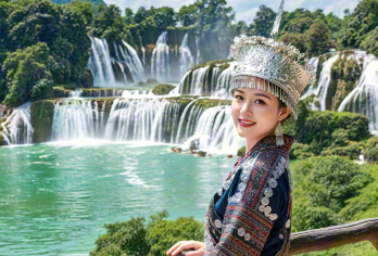 广西德天跨国瀑布景区一日游【省心畅游｜直通车含车费门票超省】【中越边境风情！全景饱览广西美景！漫步醉美小桂林!】