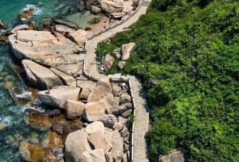 珠海日月贝大剧院+野狸岛+香炉湾沙滩包车一日游可英文服务【可提供英文及小语种导游服务-往返接送-可选导游-可代订门票】
