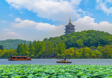 杭州西湖风景名胜区+西湖游船+雷峰塔+灵隐寺一日游【可选8/10/15人纯玩小团/29人经典团·导游讲解】