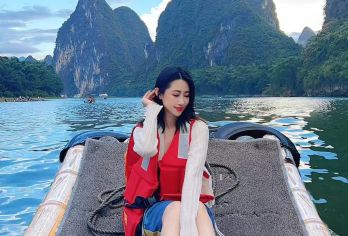 2-7人纯玩团丨漓江三星船/漓江竹筏+遇龙河/银子岩+网红线【竹筏游同价多玩2个网红景点[日初出咖啡厅·千龙岭+百年古桥富里桥]一样的路线玩漓江阳朔】