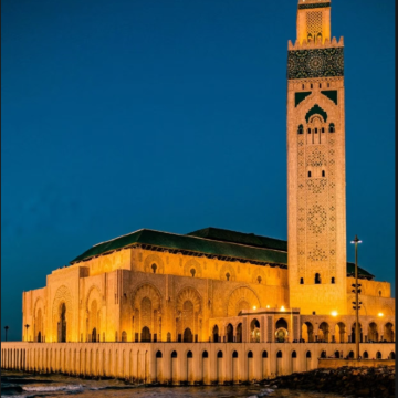 卡萨布兰卡哈桑二世清真寺+乌达雅堡+穆罕默德五世皇陵+哈桑塔