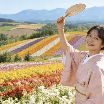 北海道富良野1日游：青池+四季彩之丘+富田农场|札幌出发