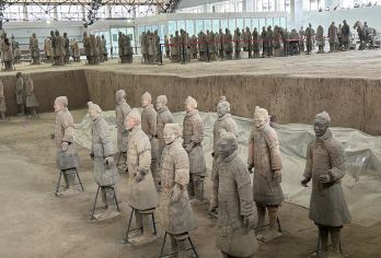 兵马俑+华清宫+驼铃传奇秀演出一日游【20人小团丨三环内接】【[服务保障]优选专业资深司机为您保驾护航，三环内酒店上门接早，景点浏览时间更充裕轻松亲子游和家庭游。】