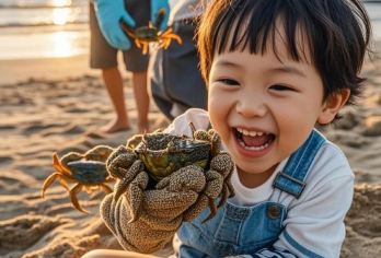 【自驾市区赶海】厦门环岛路赶海一日游亲子赶海抓鱼虾螃蟹+接送【[体验式旅游]旅游新体验，亲子互动游玩，体验渔民海边乐园，滩涂赶海抓蟹，抓海货】