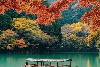 大阪京都嵯峨野小火车＋保津川漂流＋岚山漫步+中文包车酒店接送【[景点特色]远离城市的喧嚣，坐上漫画里的小火车，在古老的保津川上游船，漫步于令人陶醉的仙境岚山之中。】