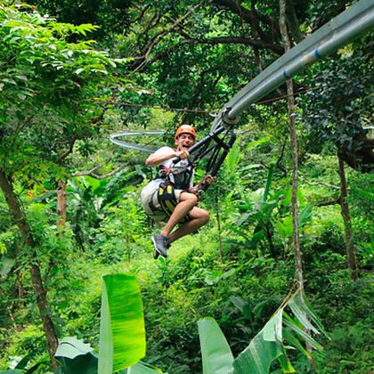 当日可约-泰国普吉岛Hanuman World丛林飞跃一日游