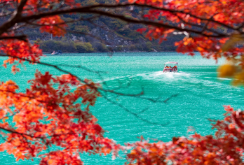 松坪沟一日游【跟团游/包车游可选--邂逅川西的“小九寨”】【比起人挤人的九寨沟 我更推荐这里——松坪沟，彩林、海子、瀑布一应俱全】