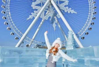 哈尔滨冰雪大世界+旅拍+滑梯/摩天轮+预约码/VIP快速通道【哈尔滨冰雪大世界冰雪跨年，畅玩新年音乐节】