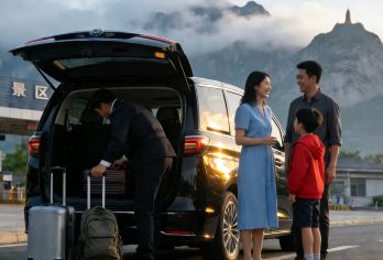 【2-8人包车游—不拼车】华山（门票+索道+进山车）一日游【[专属包车游服务] 严选包车游，打造精致出游体验；配备在线管家随时响应需求，西安市三环以内上门接。】