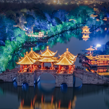 瘦西湖夜游【含夜场门票+1.5小时人工讲解】