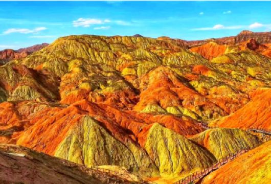 水墨丹霞半日游·上门接送+门票+观光车+上下午可选【市区酒店上门接送，优质司机带队，熟悉路线，贴心管家，摄影小帮手！】