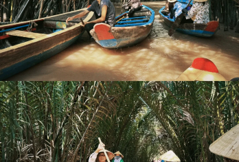 胡志明市出发湄公河三角洲一日游【享用传统越南午餐、品尝新鲜水果和蜂蜜茶，以及当地特制椰子糖】