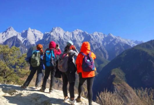 从丽江出发：徒步虎跳峡高路一日游，体验世界经典户外徒步路线【徒步虎跳峡体验世界十大经典徒步路线之一】