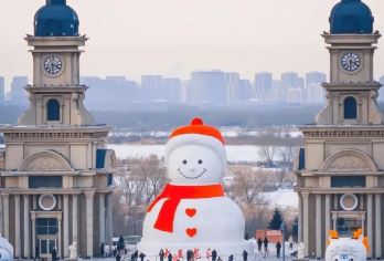 哈尔滨早市+东北虎林园+冰雪大世界包车一日游【可定制行程】【亲子游、闺蜜游、家庭游、蜜月游、商务游】