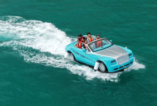 三亚百福岛游艇浮潜 小团人少不拥挤 送海上超跑多种海上项目【[一键游]浮潜+海钓+海上魔毯+海上滑梯+海上超跑+航拍网红玻璃船+浮潜拍摄全包】