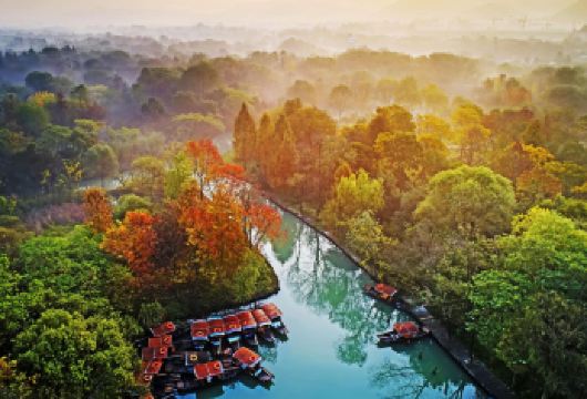 商务车丨可选英文导游丨杭州出发 西溪湿地+湘湖【[精选景点]欣赏江南水乡美景，体味烟火人间！】