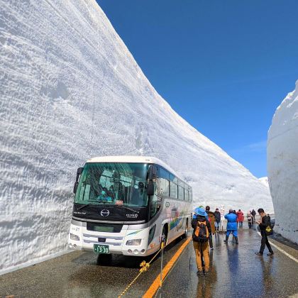 日本北阿尔卑斯山脉立山黑部雪墙一日游|名古屋出发|金泽出发