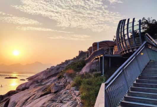 霞浦大嵛山岛+花竹村+留云禅寺+小皓滩涂+光影栈道+东壁日落【[超体验]滩涂日出|海上日落|亲子赶海之旅】