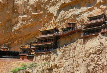 【上门接-保障服务】恒山3H+可选登临悬空寺+木塔纯玩一日游【团队每天都登临了，从五一以后，成人和学生都办上了，老人除外，需自行预约，当天办理不上登临门票；】