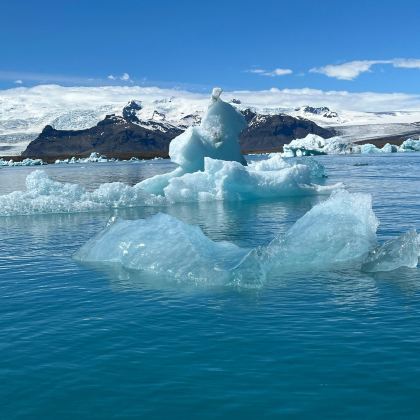 中文团冰岛冰河湖南岸一日游钻石沙滩维克小镇可选冰河湖游船