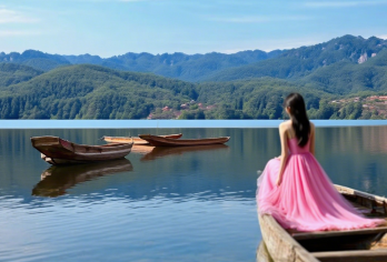 丽江泸沽湖一日游全景环湖+猪槽船游湖+纯玩无购物可选8人团【本土旅行社正规营运车辆严格选择持证上岗安全有保障告别老破车辆，出行更舒适；】