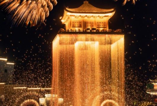 婺女洲度假区夜游【门票+演出+光影+县城酒店/高铁接送】【出行无忧，夜游醉美的时间遇见醉美的景色】