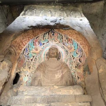 中国邯郸市区出发：响堂山石窟+娲皇宫一日游