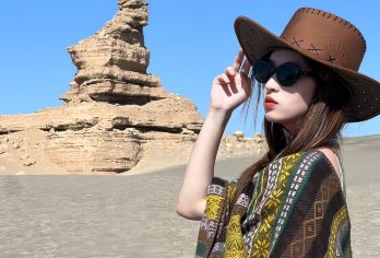 【导游团】敦煌西线一日游古城+西千佛洞+阳关+玉门关+雅丹【[欣美品质]纯玩无购物，赠送不限量矿泉水，敦煌杏皮水，餐包】