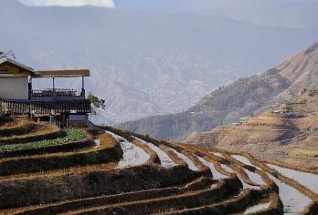 傈僳梯田景区+迤沙拉村一日游【金沙江大峡谷2人起订小包团】【上门接送、纯玩无购物、自然景观】