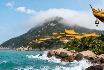 舟山出发【普陀山大门票+往返船票+导游讲解】拼团游【专业导游带您打卡普济寺/南海观音】