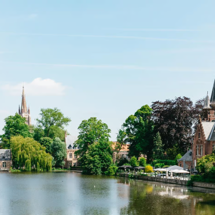 比利时布鲁塞尔出发根特+布鲁日一日游（爱之湖+圣巴夫大教堂）